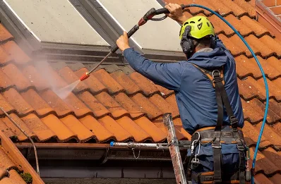 Démoussage et hydrofuge de toiture à la Chaux
