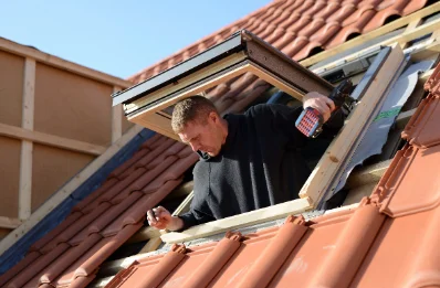 Pose de fenêtres de toit Velux à la Chaux